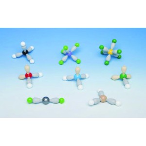 Molyorbital™ atomic orbital  model set - electron repulsion  theory, 8 model collection